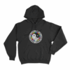 Be Nice Yin Yang Logo Unisex Hoodie Black