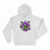 Griztronics Slime Monster Unisex Hoodie White