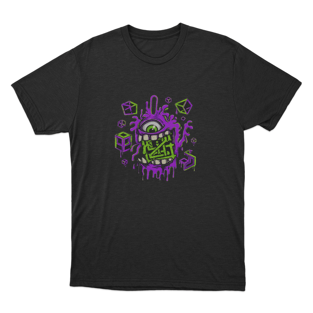 Griztronics Slime Monster Unisex T Shirt Black Griztronics Slime Monster Unisex T Shirt Black