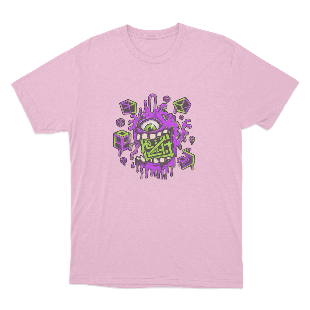 Griztronics Slime Monster Unisex T Shirt Pink Griztronics Slime Monster Unisex T Shirt Pink