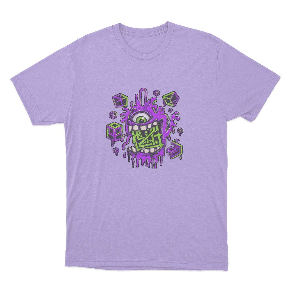 Griztronics Slime Monster Unisex T Shirt Purple Griztronics Slime Monster Unisex T Shirt Purple