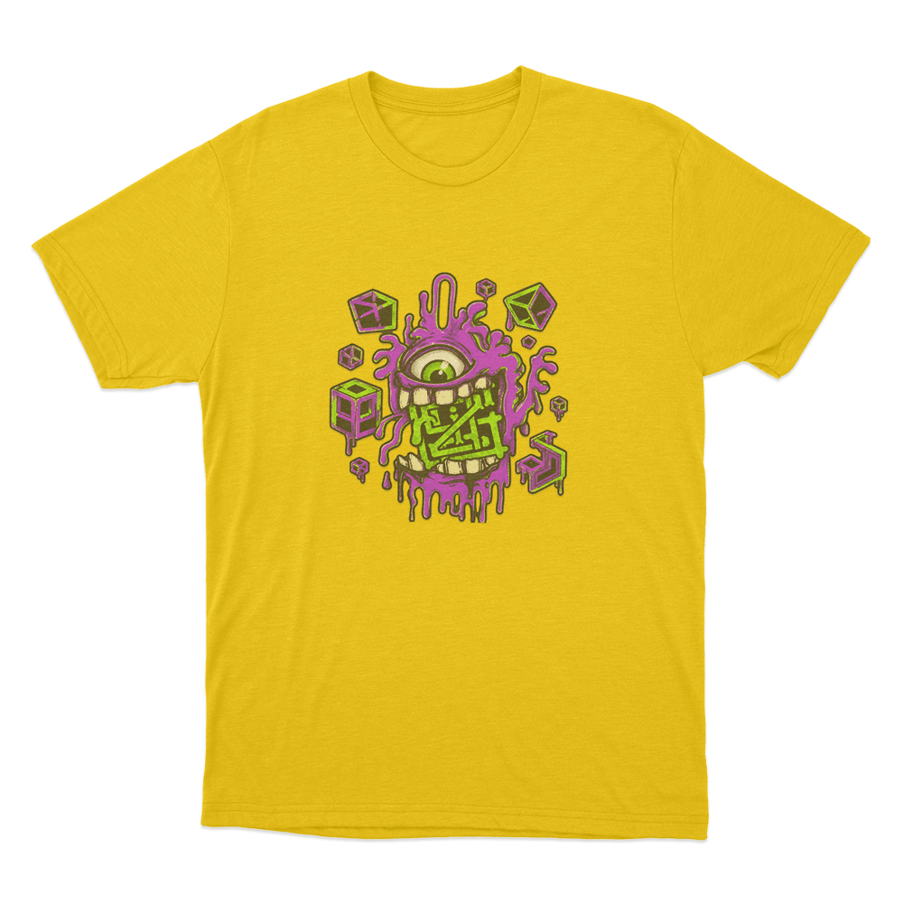 Griztronics Slime Monster Unisex T Shirt Yellow Griztronics Slime Monster Unisex T Shirt Yellow
